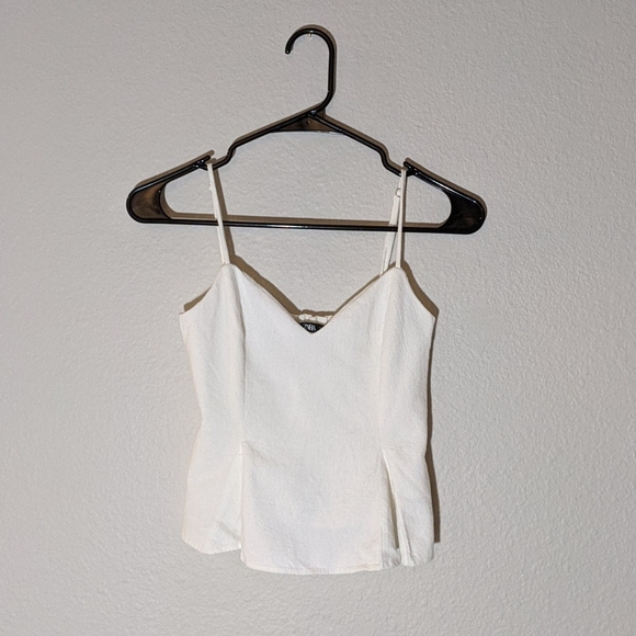 Zara Tops - Zara White Linen Top